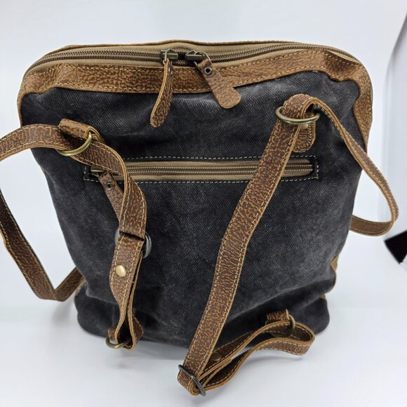 Myra Bag Wild Things Hair-on-Hide Backpack | Western Boho Convertible Bag main image 11